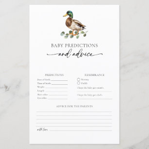 Mallard Duck Baby Predications and Advice Kaart