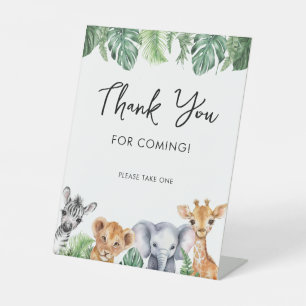 Mallard Duck Baby shower Dank je wel voor je bord Reclamebord Met Voetstuk