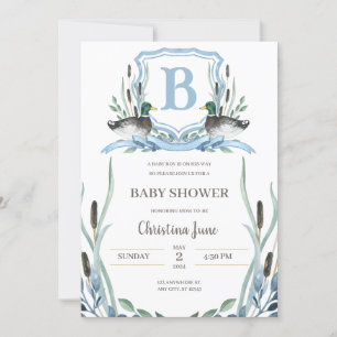 Mallard Duck Baby shower Invitation Kaart
