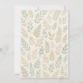 Mallard Duck Baby shower Kaart (Achterkant)