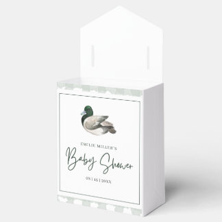 Mallard Duck Baby Shower Party Gender Neutral Baby Bedankdoosjes
