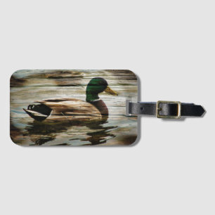 Mallard Duck Bagagelabel