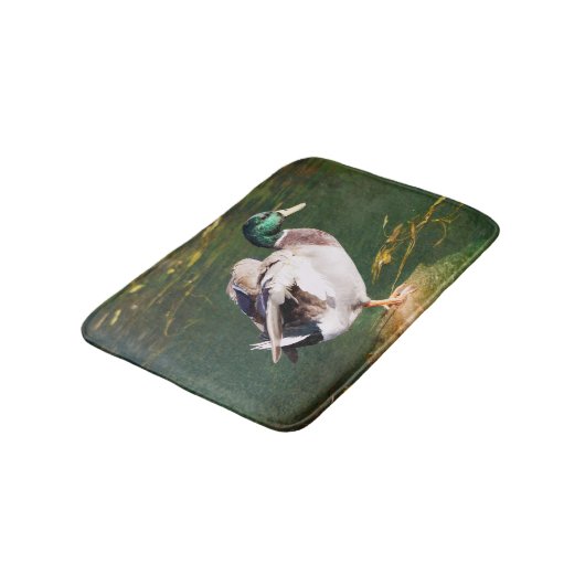 Mallard Duck Bath Mat (Gekanteld)