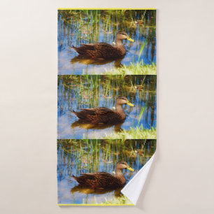 Mallard Duck Bath Towel Badhanddoek