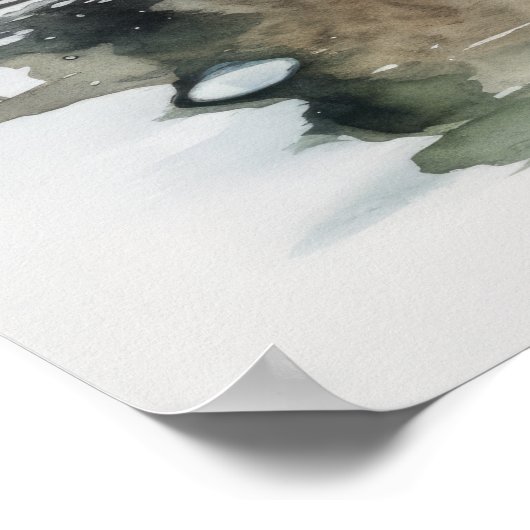 Mallard Duck Bird Art Print Poster (Hoek)