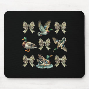 Mallard Duck Camouflage Camo Bow Duck Jacht Meisje Muismat