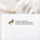 Mallard Duck Custom gepersonaliseerd Etiket (Insitu)
