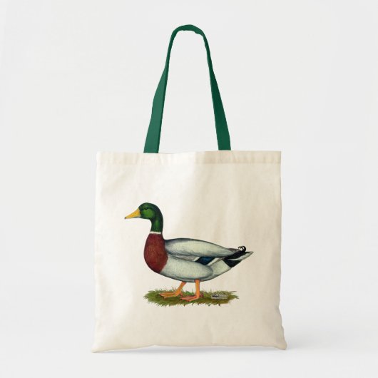 Mallard Duck Drake Tote Bag (Voorkant)