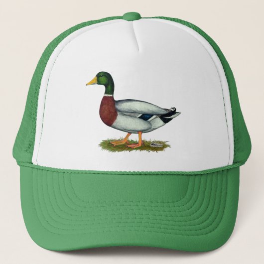 Mallard Duck Drake Trucker Pet (Voorkant)