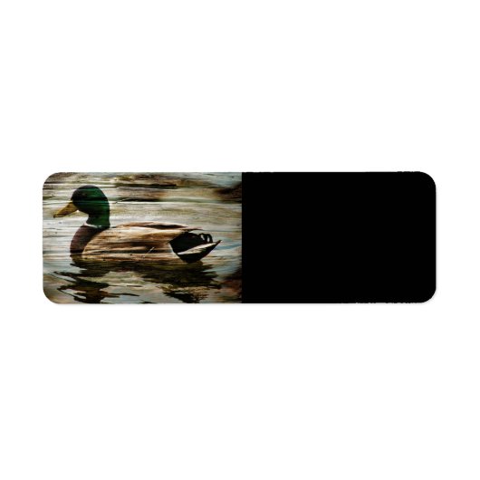 Mallard Duck Etiket (Voorkant)