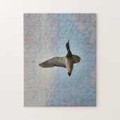 Mallard Duck Flying in Sky Art Puzzle Legpuzzel (Verticaal)