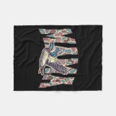 Mallard Duck Hunting Mama Retro Camouflage Daddy M Fleece Deken (Voorkant (Horizontaal))