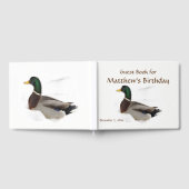 Mallard Duck in Snow Birthday Party Livre d'or (Complet)