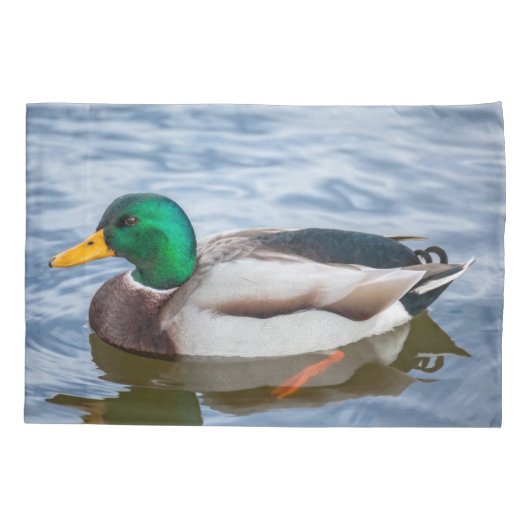 Mallard Duck Kussensloop (Achterkant)