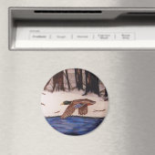 Mallard Duck op een missie Magneet (Insitu (Vaatwasser))