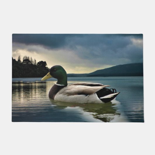 Mallard Duck op het meer Deurmat (Voorkant)