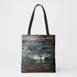 Mallard Duck op het meer Draagtas
