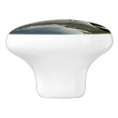 Mallard Duck op het meer Keramische Knop (Zijkant)