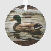 Mallard Duck Ornament (achterkant)