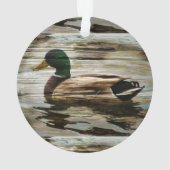 Mallard Duck Ornament (achterkant)