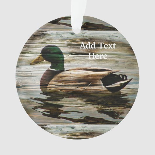Mallard Duck Ornament (voorkant)