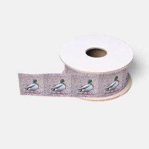 Mallard Duck Photo Grosgrain Lint