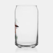 Mallard Duck Realistic Illustralized Personalized Blikvorm Glas (Links)