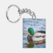 Mallard Duck Sleutelhanger (Voorkant Links)