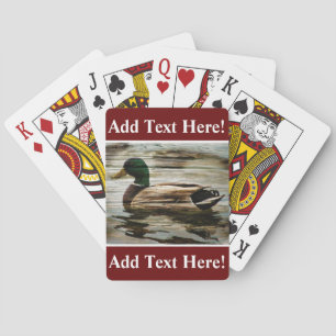 Mallard Duck-spelkaarten Pokerkaarten