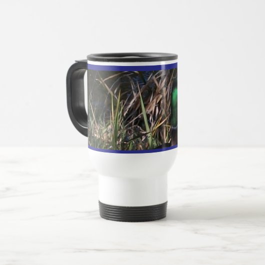 Mallard Duck Travel Mug Reisbeker (Voorkant links)