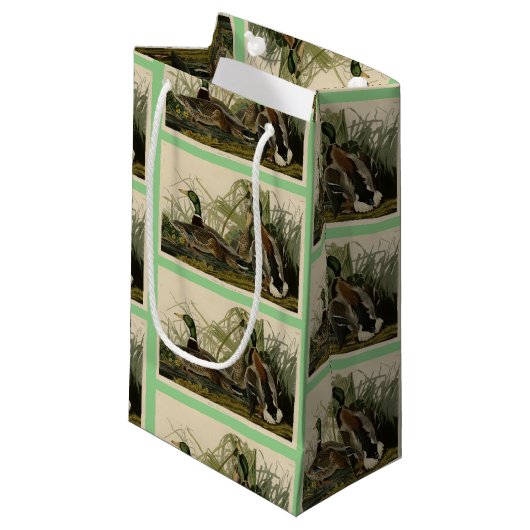 Mallard Duck van Audubon's Birds of America Klein Cadeauzakje (Voorkant Gekanteld)