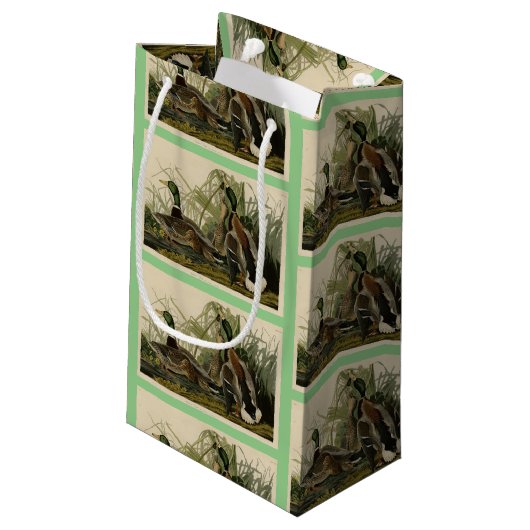 Mallard Duck van Audubon's Birds of America Klein Cadeauzakje (Achterkant Gekanteld)