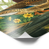 Mallard Duck van John James Audubon Foto Afdruk (Hoek)