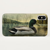 Mallard Duck Weathered Briefkaart Case-Mate iPhone Case (Achterkant (horizontaal))