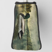 Mallard Duck Weathered Briefkaart Golfheadcover (Draai 90)
