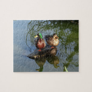 Mallard Ducks #2 Jigzaag Puzzle Legpuzzel