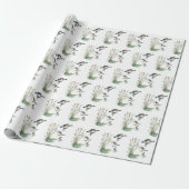 Mallard Ducks and Cattails Cadeaupapier (Uitgerold)