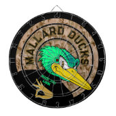 Mallard Ducks Custom Logo Dartbord (Voorkant)