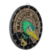 Mallard Ducks Custom Logo Dartbord (Voorkant Links)