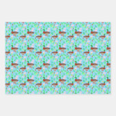 Mallard Ducks in een moeras patroon Inpakpapier Vel (Voorkant)