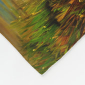 Mallard Ducks in Flight Blauwgroen Fleece Deken (Hoek)