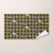 Mallard Ducks Op Jagers Plaid Bad Handdoek (Handdoek)