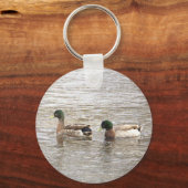 Mallard Ducks Photo Keychain (Voorkant)