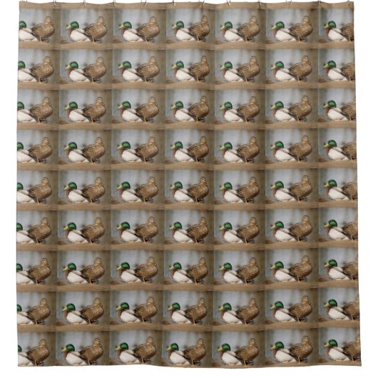 Mallard Ducks Shower Curtain Douchegordijn (Voorkant)