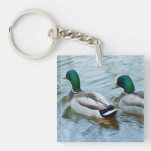 Mallard Ducks Sleutelhanger
