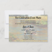 Mallard Ducks vliegen over de hond Kaart (Achterkant)