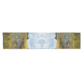 Mallard Ducks vliegen over de hond Korte Tafelloper (Horizontaal)