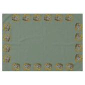 Mallard Ducks vliegen over de hond Tafelkleed (Voorkant (Horizontaal))