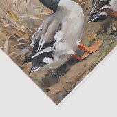 Mallard Ducks Waterverf Decoupage Tissuepapier (Detail)