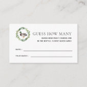 Mallard Eend Baby Shower Raad Hoeveel Spel Informatiekaartje (Voorkant)